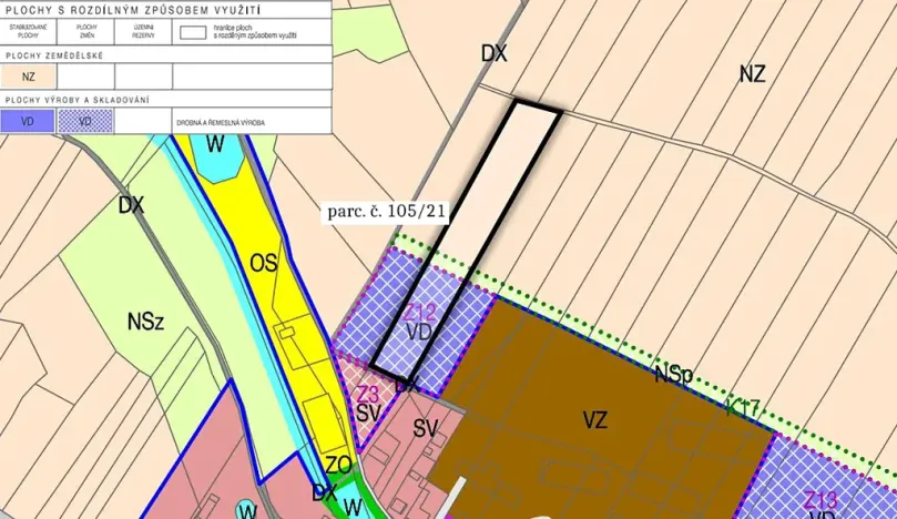 Prodej komerčního pozemku, Mysletice, 19259 m2