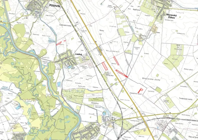 Prodej pole, Břeclav, 62435 m2