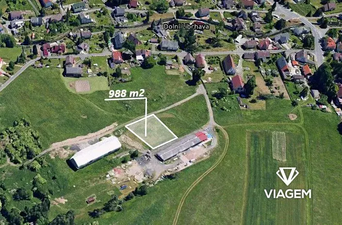 Prodej pozemku pro bydlení, Česká Lípa, 988 m2