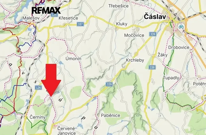 Prodej pole, Úmonín, 22505 m2