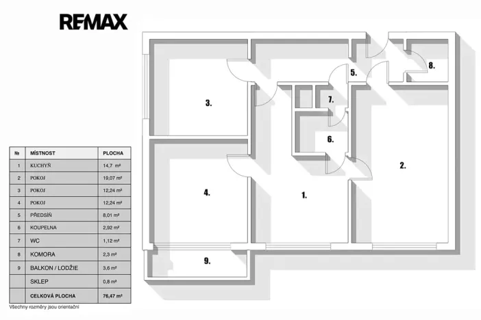 Prodej bytu 3+1, Praha - Malešice, Počernická, 72 m2