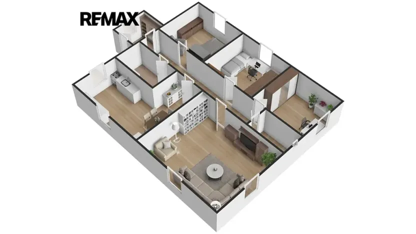 Pronájem bytu 4+1, Líbeznice, Nedvědova, 118 m2