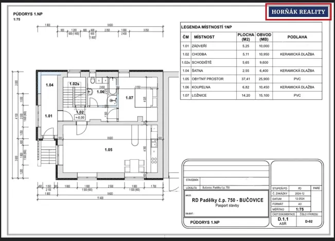Prodej rodinného domu, Bučovice, Na Padělcích, 175 m2