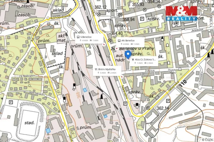 Pronájem kanceláře, Benešov, Žižkova, 34 m2