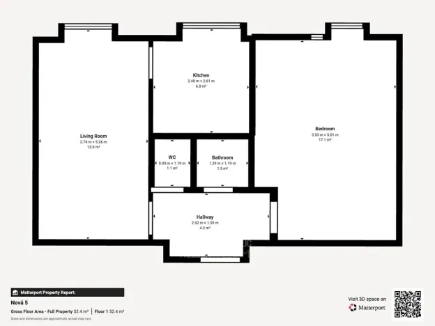 Prodej bytu 2+1, Cheb, Nová, 49 m2