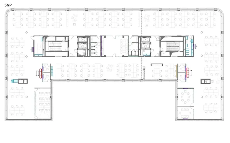 Pronájem kanceláře, Praha - Karlín, Rohanské nábřeží, 1543 m2
