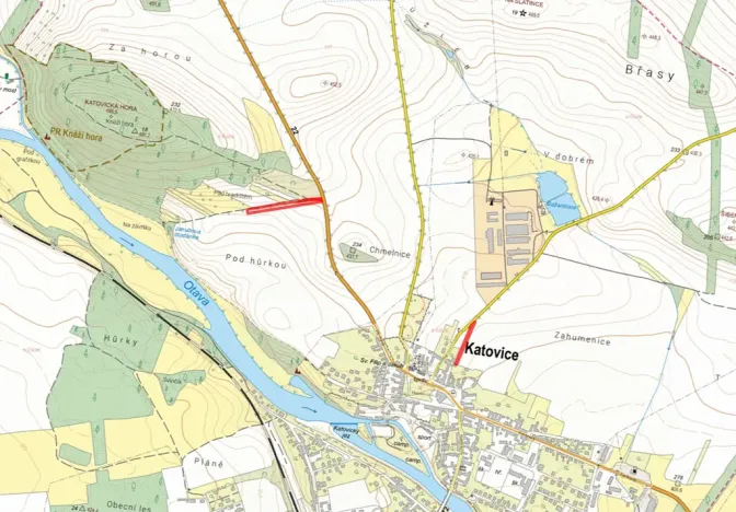 Prodej pole, Katovice, 4745 m2