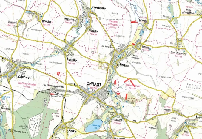 Prodej pole, Chrast, 15140 m2