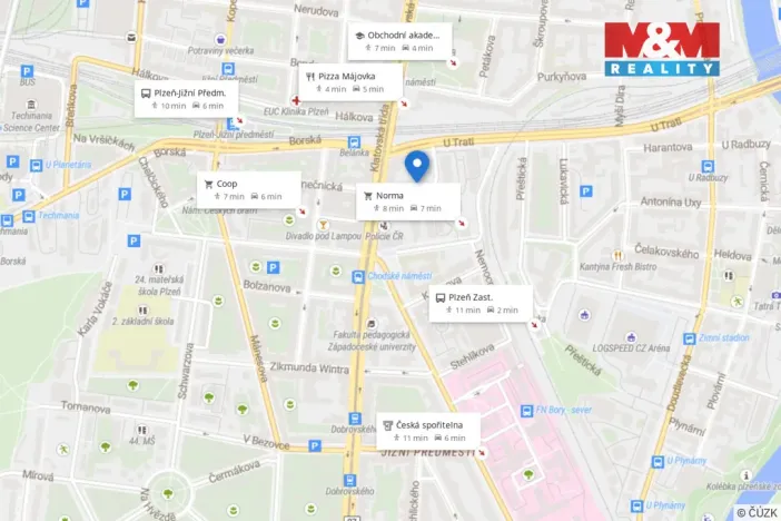 Pronájem bytu 2+1, Plzeň - Jižní Předměstí, Na Belánce, 85 m2