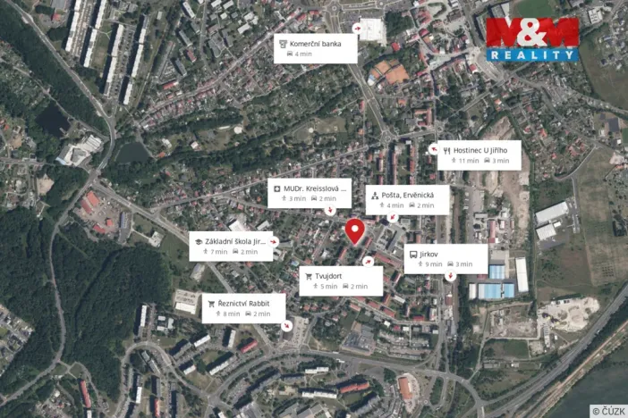 Prodej bytu 2+1, Jirkov, Bedřicha Pacholíka, 50 m2