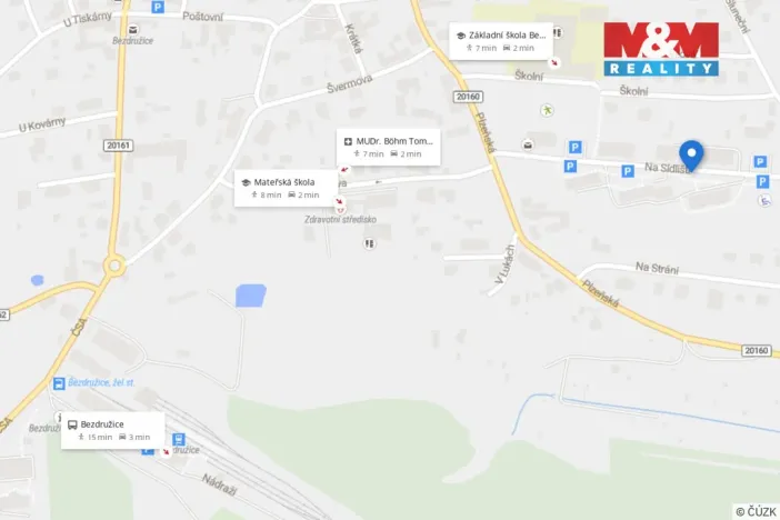 Pronájem bytu 1+kk, Bezdružice, Na Sídlišti, 22 m2