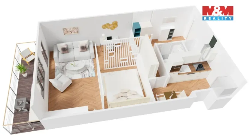 Pronájem bytu 1+1, Ostrava - Poruba, Zdeňka Štěpánka, 50 m2