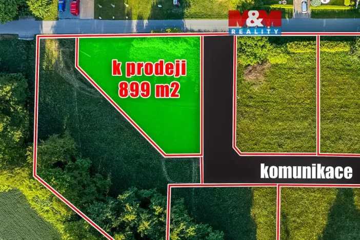 Prodej pozemku pro bydlení, Hrobice, 899 m2
