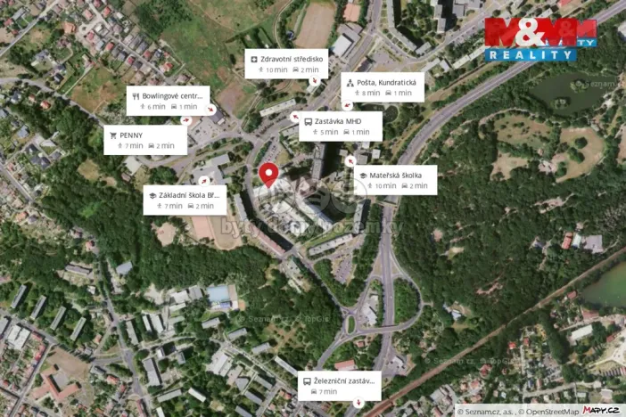 Prodej bytu 1+kk, Chomutov, Březenecká, 22 m2