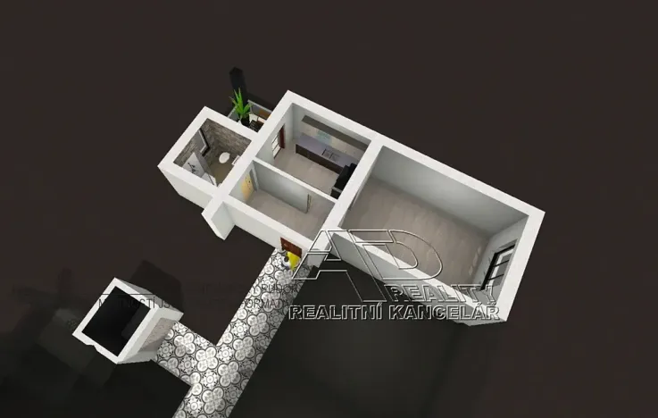 Pronájem bytu 1+1, České Budějovice, Fráni Šrámka, 40 m2