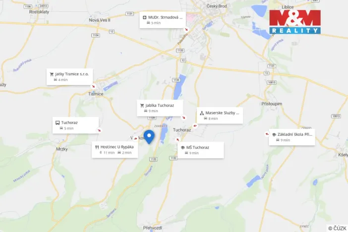 Prodej rodinného domu, Český Brod, Zahrady, 80 m2