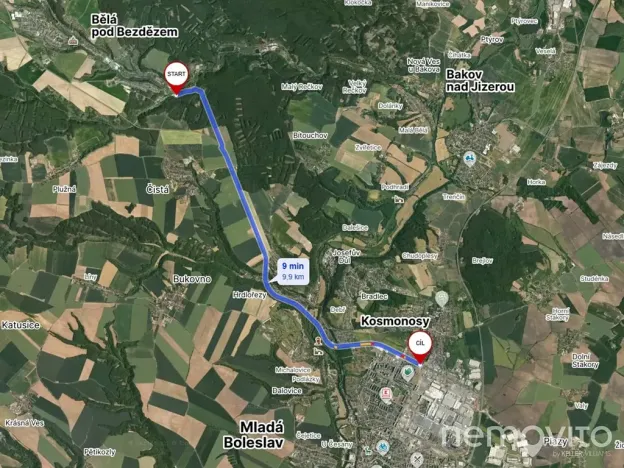 Pronájem bytu 3+1, Bělá pod Bezdězem, Pražská, 84 m2