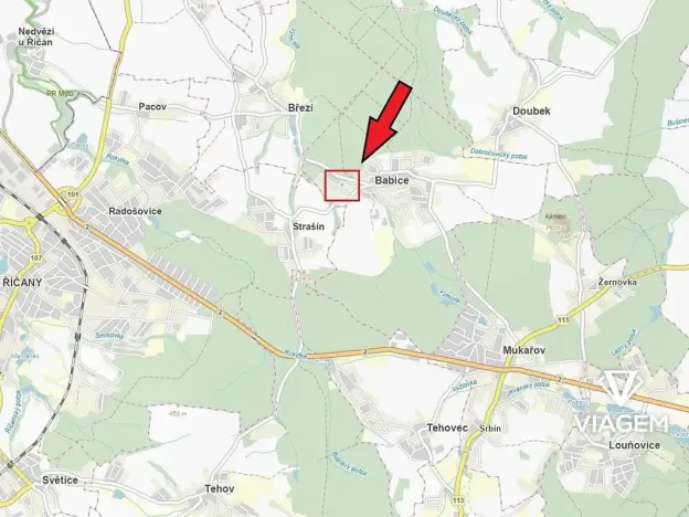 Prodej podílu zahrady, Babice, 215 m2