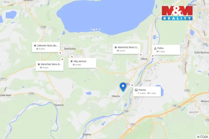 Prodej pozemku pro bydlení, Citice - Hlavno, 5749 m2