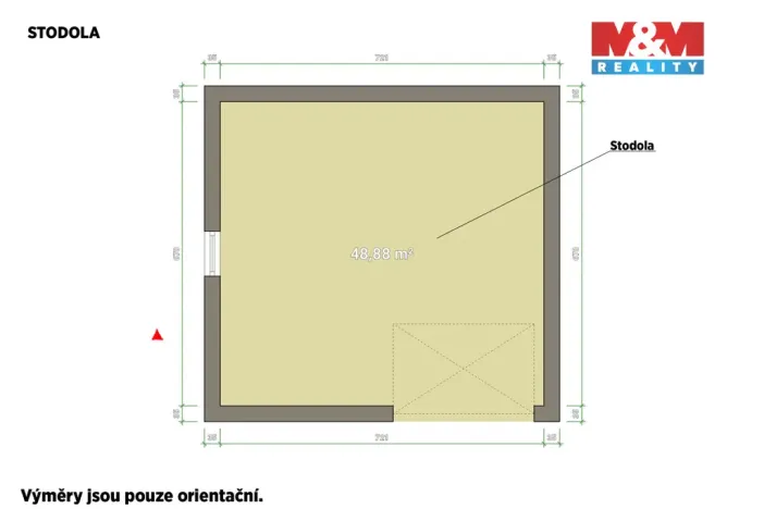 Prodej pozemku, Poběžovice - Sedlec, 303 m2