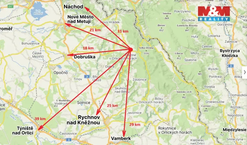 Prodej rodinného domu, Deštné v Orlických horách, 400 m2