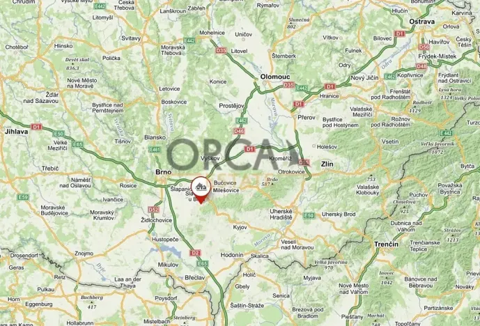 Prodej zahrady, Milešovice, 1764 m2