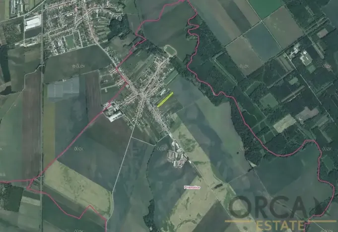 Prodej podílu pozemku pro bydlení, Přísnotice, 2772 m2