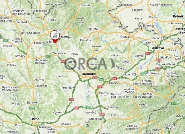 Prodej pole, Zábřeh, 1665 m2