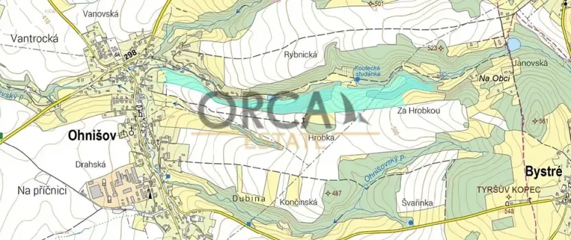 Prodej podílu pozemku, Ohnišov, 41519 m2