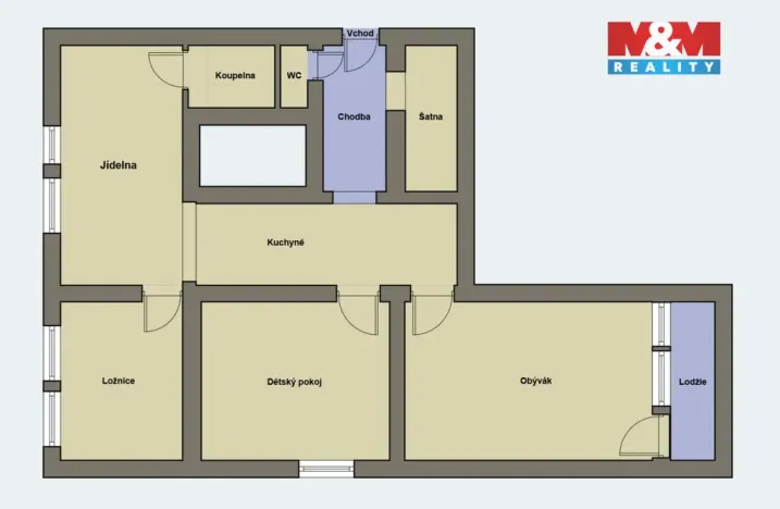Prodej bytu 3+1, Klášterec nad Ohří - Miřetice u Klášterce nad Ohří, Královéhradecká, 61 m2