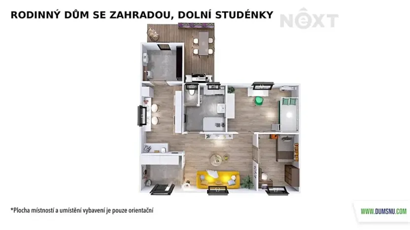 Prodej rodinného domu, Dolní Studénky, 64 m2