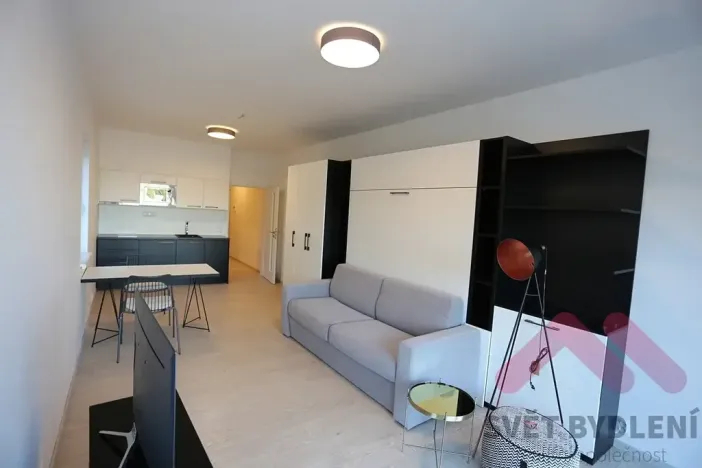 Pronájem bytu 1+kk, Praha - Karlín, U Mlýnského kanálu, 40 m2