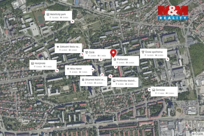 Pronájem bytu 2+1, Praha - Malešice, Počernická, 53 m2