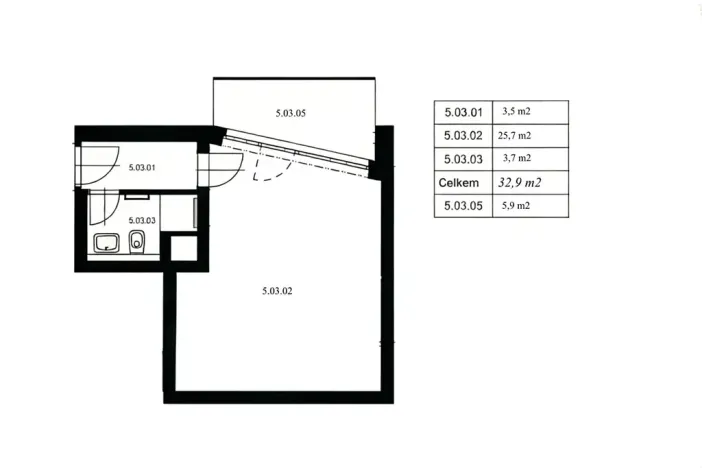 Prodej bytu 1+kk, Praha - Dejvice, Heinemannova, 33 m2