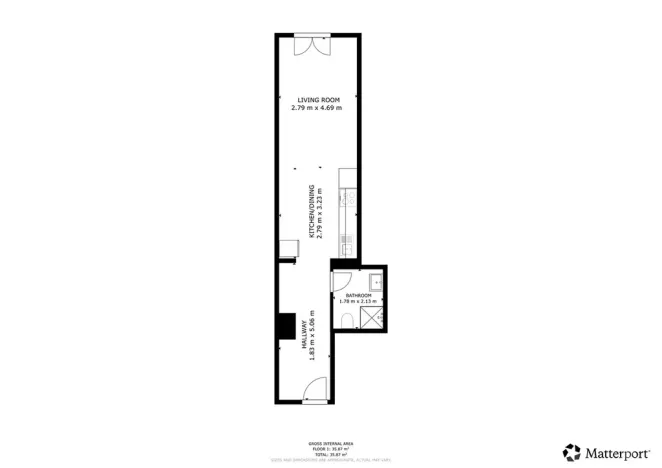 Pronájem bytu 1+kk, Praha - Hostavice, Českobrodská, 36 m2