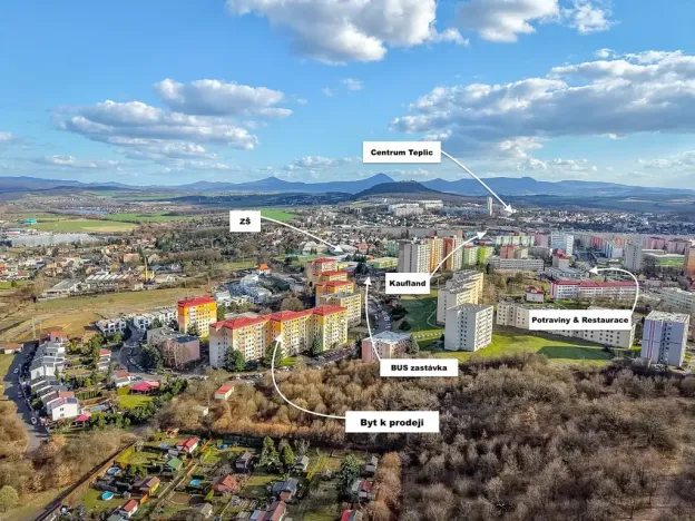 Prodej bytu 3+1, Teplice, Krušnohorská, 64 m2