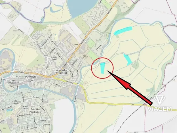 Prodej podílu pole, Jaroměř, 2005 m2