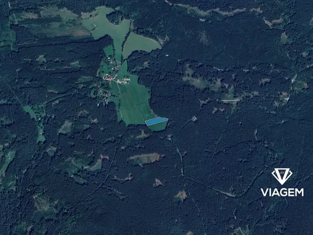 Prodej podílu pole, Strašín, 807 m2