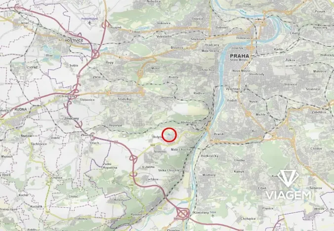 Prodej komerčního pozemku, Praha - Hlubočepy, 12894 m2