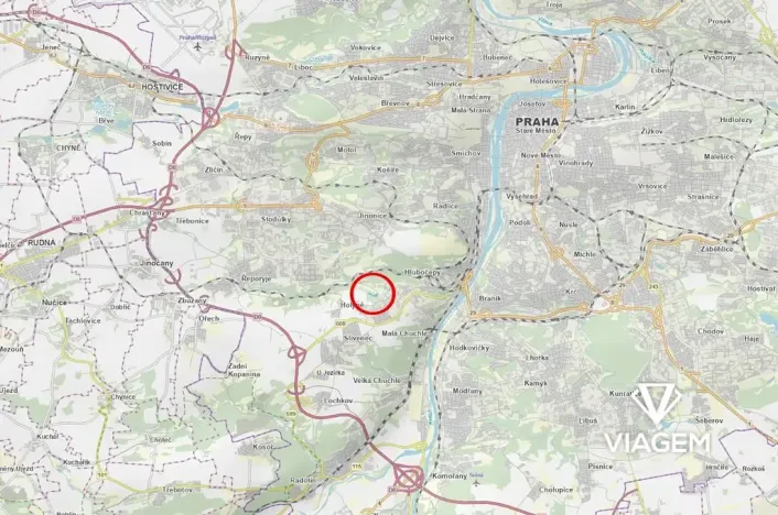 Prodej komerčního pozemku, Praha - Hlubočepy, 10626 m2