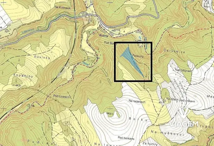 Prodej podílu lesa, Kuřimská Nová Ves, 8824 m2