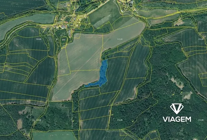 Prodej lesa, Lubenec, 7495 m2