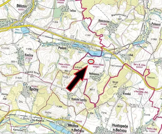 Prodej lesa, Starý Jičín, 4723 m2