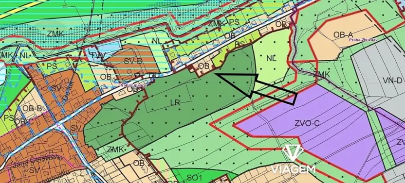 Prodej pole, Praha - Lipence, 926 m2