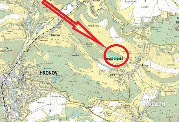 Prodej pole, Vysoká Srbská, 21336 m2