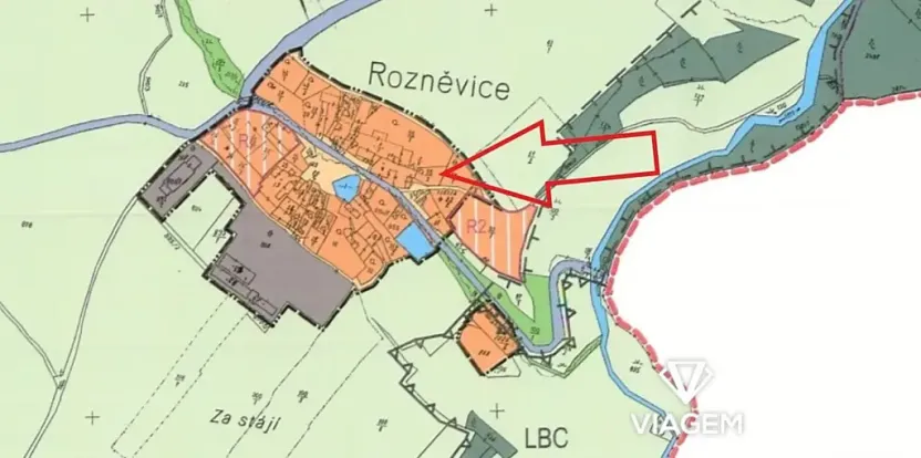 Prodej podílu zahrady, Křelovice, 262 m2