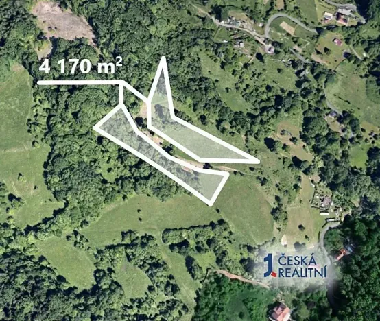 Prodej pole, Děčín, 4170 m2