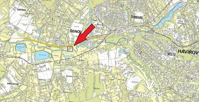 Prodej podílu pole, Šenov, 2235 m2