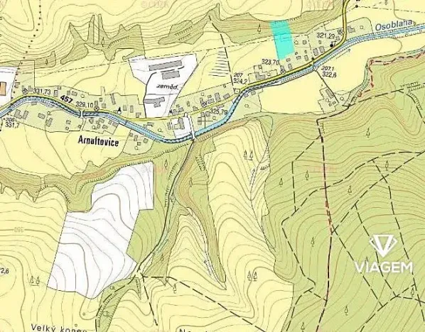 Prodej podílu zahrady, Jindřichov, 2136 m2