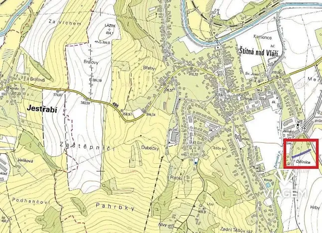 Prodej podílu pole, Štítná nad Vláří-Popov, 206 m2